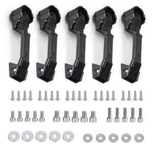Manijas Exteriores para Puertas Wrangler JK 07-17, Aleación de Aluminio, Paquete de 5 Piezas, Color Negro, Fácil Instalación - Product Image 1