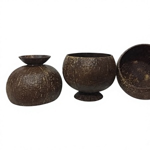 <b>100</b>% Eco-friendly Organic Material Polished Coconut Shell Bowl Ben Tre Handicraft EUTECH for Home Use Fruit Salad Noodle Rice - Product Image 1