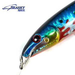 Seasky 30g gran juego plomo cebo duro hundimiento buceo profundo almizcle atún inoxidable labio cabeza curricán Minnow - Product Image 4