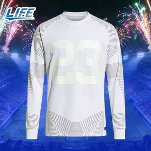 Maillot de football vintage domicile Croatie 2026 Premium Thaïlande à manches longues, personnalisable <span class=keywords><strong>avec</strong></span> emblème et numéro, Coupe d'Afrique, respirant, grandes tailles - Product Image 1