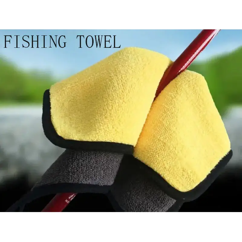Custom biner fishing towel coral velvet Microfiber cleaning cloth hand wash Towel