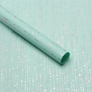 <span class=keywords><strong>Film</strong></span> d'emballage numérique semi-rigide mat imperméable Seewin PP 56cm X 56cm pour bouquets de fleurs, fleuristes, fournitures artistiques - Product Image 4