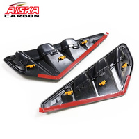 AISAK Cache de pare-chocs latéral en fibre de carbone, garniture de ventilation extérieure, grille de remplacement pour BMW X5 G05 X5M F95 SUV 2019+