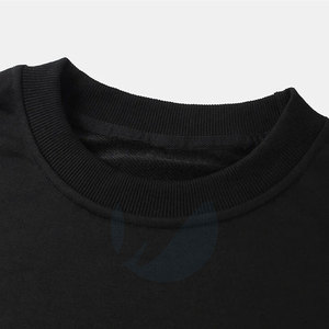 เสื้อสเวตเตอร์คอกลมสำหรับผู้ชายไซส์ใหญ่พิเศษผ้าฟลีซลำลองฤดูหนาวพิมพ์ลายสีพื้น - Product Image 3