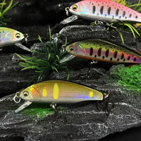 Leurre de pêche à coulée rapide de haute qualité Pesca 44mm 3.5g, leurre minnow en plastique dur pour truite de ruisseau et rivière AM44-1