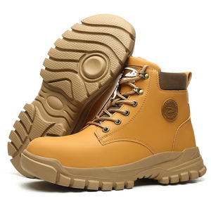 Chaussures <span class=keywords><strong>de</strong></span> sécurité légères et confortables pour hommes, à embout en acier, respirantes, pour le travail en usine, printemps, été, automne - Product Image 5