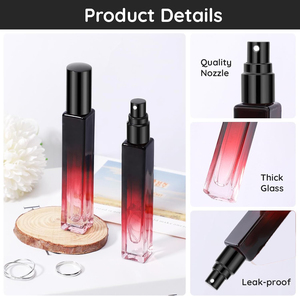 Custom Luxury Perfume Spray 50ml 100ml 30ml Glass Bottles with <b>Box</b> Screen Printing Clear Color - Product Image 5