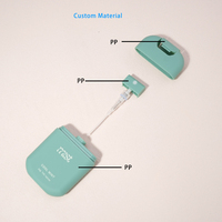 Flacon pulvérisateur de parfum portable de poche rechargeable en plastique PP vide personnalisé de 20 ml 20 ml