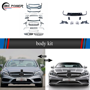 Alta qualità! Classe CLS W218 CLS63 2015-2018 anno Kit Bady per auto Set di aggiornamento GT TI griglia automobili parti del corpo lifting - Product Image 3