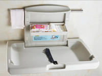 Commode de table à langer portable pliante en plastique ABS nouveau design de haute qualité pour bébé