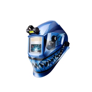 Casco <span class=keywords><strong>de</strong></span> Soldadura <span class=keywords><strong>con</strong></span> <span class=keywords><strong>Luz</strong></span> <span class=keywords><strong>LED</strong></span> <span class=keywords><strong>de</strong></span> Oscurecimiento Automático Mig TIG Protect - Product Image 1