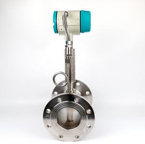 高温対応 24VDC LCD 4～20mA スマート価格表示 フランジ式 蒸気/アナログ/パルス/排気/窒素ガス/デジタル/液体/渦流量計 - Product Image 2