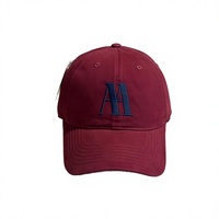 Topi Baseball Katun Logo Kustom Bordir Vintage Langsung dari Pabrik, Model Soft Crown dengan Huruf untuk Pria dan Wanita