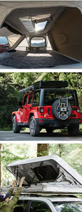 Acampar al aire libre SUV Offroad Car Configuración rápida Tienda en la azotea ABS Carcasa dura Techo de gran tamaño Tienda de campaña para coche - Product Image 5