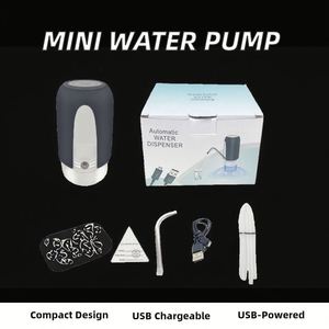 Nuevo Dispensador de Agua Eléctrico Mini, Dispensador de Botellas Portátil Recargable para Oficina, Dormitorio, Hoteles, Plástico, Agua Fría - Product Image 2