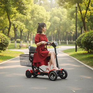 Scooter Elettrico a 4 Ruote Non Troppo Veloce e Non Troppo Lento, Ciclomotore Elettrico - Product Image 1