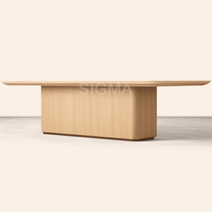 หกประสาทบ้านไม้โต๊ะรับประทานอาหารไม้เนื้อแข็งที่เรียบง่ายและชุดเก้าอี้รวมบ้านและห้องครัวโต๊ะกาแฟลําลองที่ทันสมัย - Product Image 5