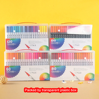 Stylos pinceaux Magicfly, ensemble de 12 stylos pinceaux aquarelle avec pinceau en nylon flexible, pointes pour la peinture à l'aquarelle