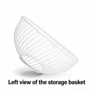 Cestino per il Pane in Metallo per Ristoranti e Casa, Cestino di Servizio in Filo Metallico, Produttore OEM Cina - Product Image 3