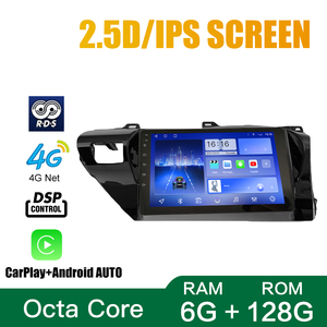 トヨタ ハイラックス 2015-2020 RHD用 10インチ カーナビ Androidオーディオ 2DIN オクタコア GPS搭載 - Product Image 5
