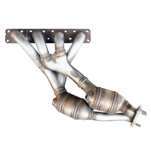 Nouveau collecteur d'échappement catalytique en acier inoxydable S409 de marque YueYang avec garantie d'un an pour moteur de voiture 318i E46 4 portes M43 - Product Image 3