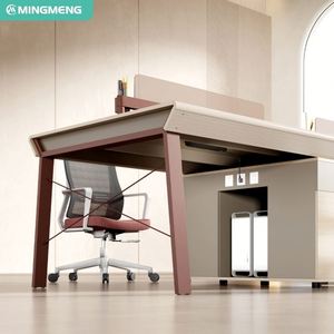 ชุดเก้าอี้โต๊ะในสำนักงานทันสมัยมาใหม่ชุดพนักงานร่วมสมัยโต๊ะคอมพิวเตอร์เฟอร์นิเจอร์สำนักงานที่ทันสมัย - Product Image 4