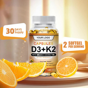 Cápsulas Blandas de Vitamina <span class=keywords><strong>D3</strong></span> + <span class=keywords><strong>K2</strong></span>, <span class=keywords><strong>1000</strong></span> UI, Veganas, OEM ODM, Suplemento para Apoyar la Salud, Cápsulas Blandas de Vitamina <span class=keywords><strong>D3</strong></span> <span class=keywords><strong>K2</strong></span> - Product Image 4