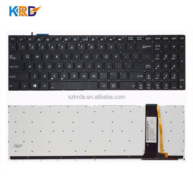 Manufacture Notebook Keyboard for ASUS N550 N550J N550JA N550JK G552V G552JM GL550 N56 with Backlit
