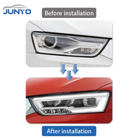 Phares LED Junyo pour Audi Q3 2016-2018, projecteurs LED modifiés à faible et haute intensité, feux de jour