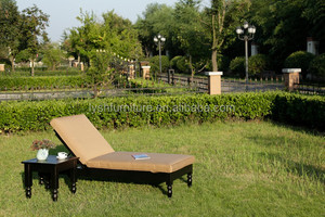 Chaise longue d'extérieur en métal écologique, cadre en aluminium recyclé, résistante aux intempéries pour <span class=keywords><strong>jardin</strong></span>, piscine, terrasse - Product Image 3