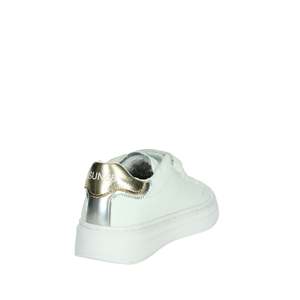 Sneakers da Ragazza Sun68 Bianche e Oro con Chiusura in Velcro per Uso Casual - Product Image 3