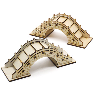 Kit de bricolaje de modelo de puente de arco de madera para niños, juguete educativo científico, herramienta de aprendizaje de ensamblaje de rompecabezas 3D - Product Image 4