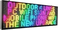 Écran d'affichage numérique vidéo LED P10 extérieur contrôlé par Wifi, panneau publicitaire couleur pleine pour les magasins de détail, indice de protection IP65