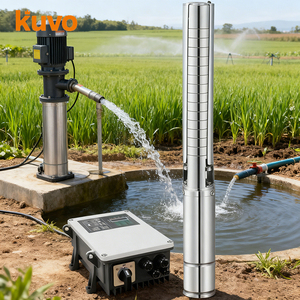 ปั๊มน้ำพลังงานแสงอาทิตย์ KUVO ประสิทธิภาพสูง ระยะส่งน้ำ 100 เมตร 750 วัตต์ ปั๊มจุ่มใต้น้ำแบบโซลาร์เซลล์สำหรับจ่ายน้ำ - Product Image 1