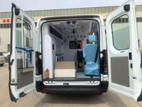 Ambulance JMC 4x2 Diesel, véhicule d'hôpital mobile d'urgence, transmission manuelle