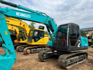 รถขุดตีนตะขาบโคเบลโก้ SK140 ขนาด 14 ตัน เครื่องยนต์ไฮดรอลิก สำหรับงานก่อสร้าง - Product Image 1