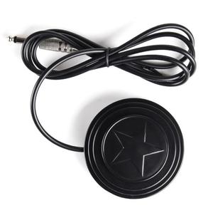 Pedal de pie redondo negro para tatuajes, interruptor de plástico con cable, control de fuente de alimentación, accesorios para máquina, pedal estable para estudio. - Product Image 2