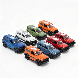 Eli Toys Set Parcheggio per Auto Giocattolo in Scala 1:39 in Lega con Frizione, Illuminazione Realistica e Meccanismo Pull-Back - Giocattolo Educativo Fai-da-Te - Product Image 1
