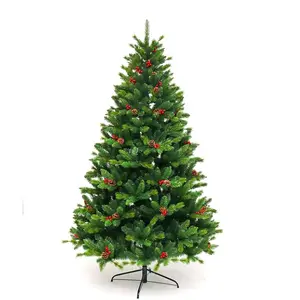 Pohon natal kualitas tinggi 240cm perlengkapan dekorasi natal besar pohon natal albero di natale arbol de navidad