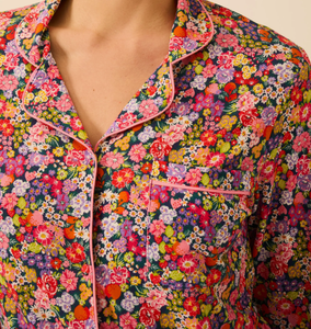 Ensemble de pyjama élégant en modal pour <span class=keywords><strong>femme</strong></span>, sur mesure, avec logo de marque sur le devant, 2 pièces, confortable, coupe décontractée, respirant - Product Image 3