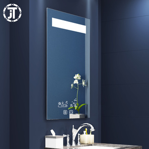 Popular de chorro de arena iluminado anti-niebla-vestir led decorativo espejo inteligente para salón de <span class=keywords><strong>peluquería</strong></span> tienda - Product Image 2