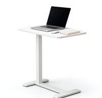 Table d'appoint réglable en hauteur pour ordinateur portable, livraison rapide, pour canapé et lit, mobilier moderne blanc