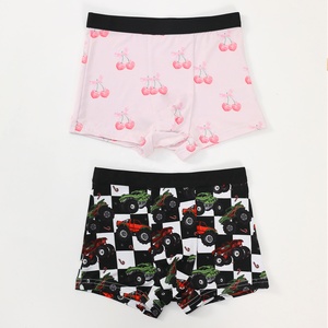 Nouvelle conception Tiaose – Caleçons pour garçons à imprimé camion, sous-vêtements pour enfants en bambou doux et respirant, boxers pour enfants, <span class=keywords><strong>culottes</strong></span> en boîte surprise - Product Image 4