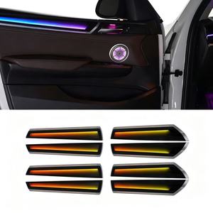 Luz Ambiental para Auto con 64 Colores de Arcoíris para BMW X3 X4 F25 F26 2012-2017, Iluminación Ambiental Interior, Barra de Luces LED de 12v - Product Image 1