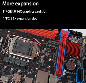 Placa Base JGINYUE M-ATX H511M-TEN LGA1200 Compatible con CPU <span class=keywords><strong>Intel</strong></span> Core 10900K/10700K/10600K/10105/10400/11900K/11700/<span class=keywords><strong>11400F</strong></span> DDR4 - Product Image 6