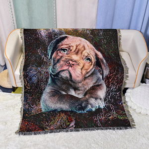 Mantas Tejidas Personalizadas DaiRui, Tapices Jacquard de Mezcla de Algodón para Regalos, Marcas de Mascotas, Artistas, Servicio de Tejido Personalizado al por Mayor - Product Image 3