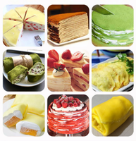 Meilleure Vente : Machine Commerciale pour Feuilles d'Œufs et de Gâteaux, Machine à Crêpes, Machine à Faire des Croûtes de Gâteau, Machine à Faire des Feuilles d'Œufs Rondes