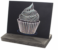 Mini tableau noir portable créatif de haute qualité pour effacer les messages, panneau d'affichage en bois pour la décoration de la maison