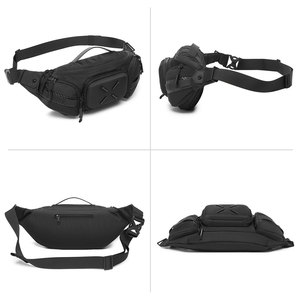 <span class=keywords><strong>Sac</strong></span> de vélo <span class=keywords><strong>urbain</strong></span> OZUKO 9934, texture en fibre de carbone, <span class=keywords><strong>sac</strong></span> bandoulière, design X-Modulaire, léger, imperméable, capacité 5L - Product Image 3