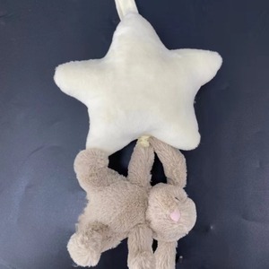 กล่องดนตรีกระต่ายน่ารัก ลายสตาร์<span class=keywords><strong>บอน</strong></span>นี่ ลิตเติ้ลบันนี่ ของเล่นตุ๊กตาขนนุ่ม มีเสียงกระดิ่ง วัสดุผ้ากำมะหยี่ ความสูง 31-50 ซม. สำหรับเด็กอายุ 0-24 เดือน - Product Image 4